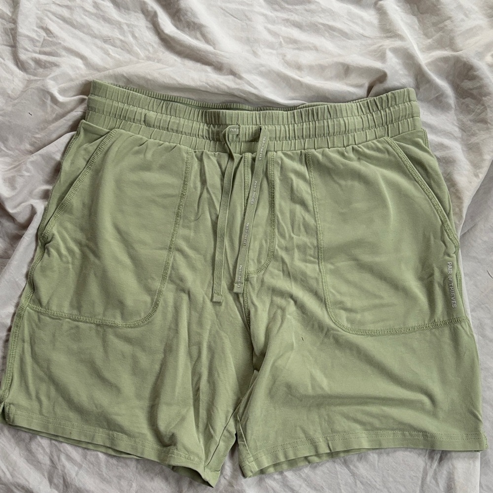 Pair of Thieves Men's Light Green Athletic Shorts